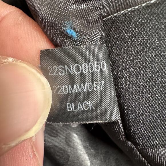 Guess Coat Womens Large Black Wool Blend Toggle Duffle Mid Length Lined Winter - Picture 10 of 13